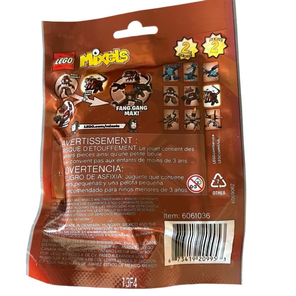 Retired Lego Mixels “Jawg” New in Sealed Package Ages 6+ Series 2 - Picture 2 of 4
